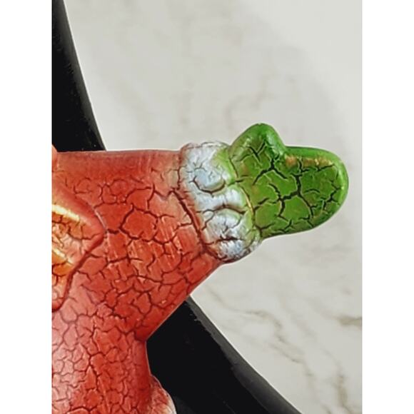 Christmas Santa Snowman Tree Ornament 5 1/2" Star Shaped Holidays 90s Holidays - Picture 5 of 15